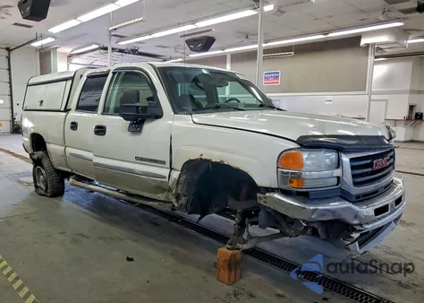 2006 GMC Sierra K2500 Heavy Duty z USA, uszkodzony, nr VIN 1GTHK23U16F227047
